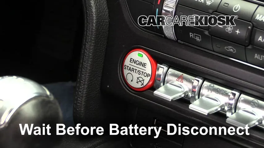 2017 Ford Mustang GT 5.0L V8 Batterie Changement